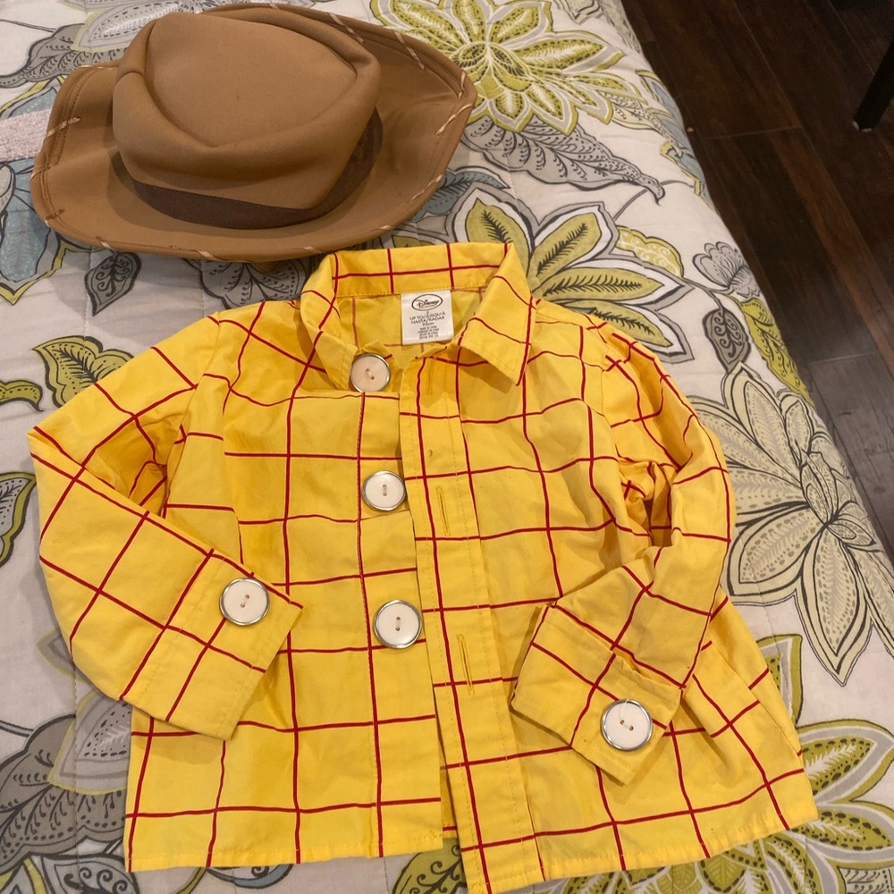 Used Woody costume size 2T